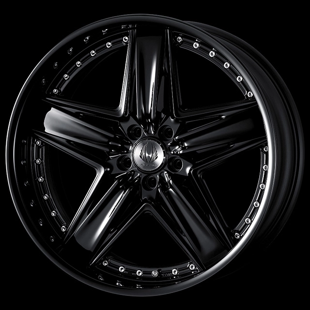 Aimgain GLuxe in Black finish - 3/4 render