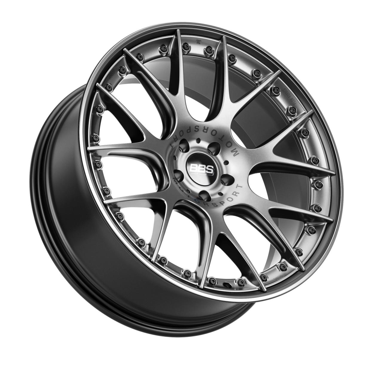 BBS CH-R-II in Unlimited 3 finish - 3/4 render