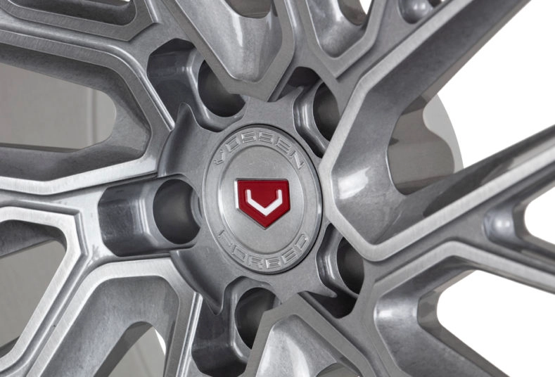Vossen EVO-6T (Monoblock) Light Smoke spoke detail close-up
