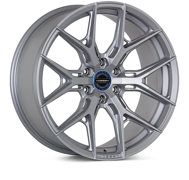 Vossen HF6-4 in Satin Silver finish - 3/4 render