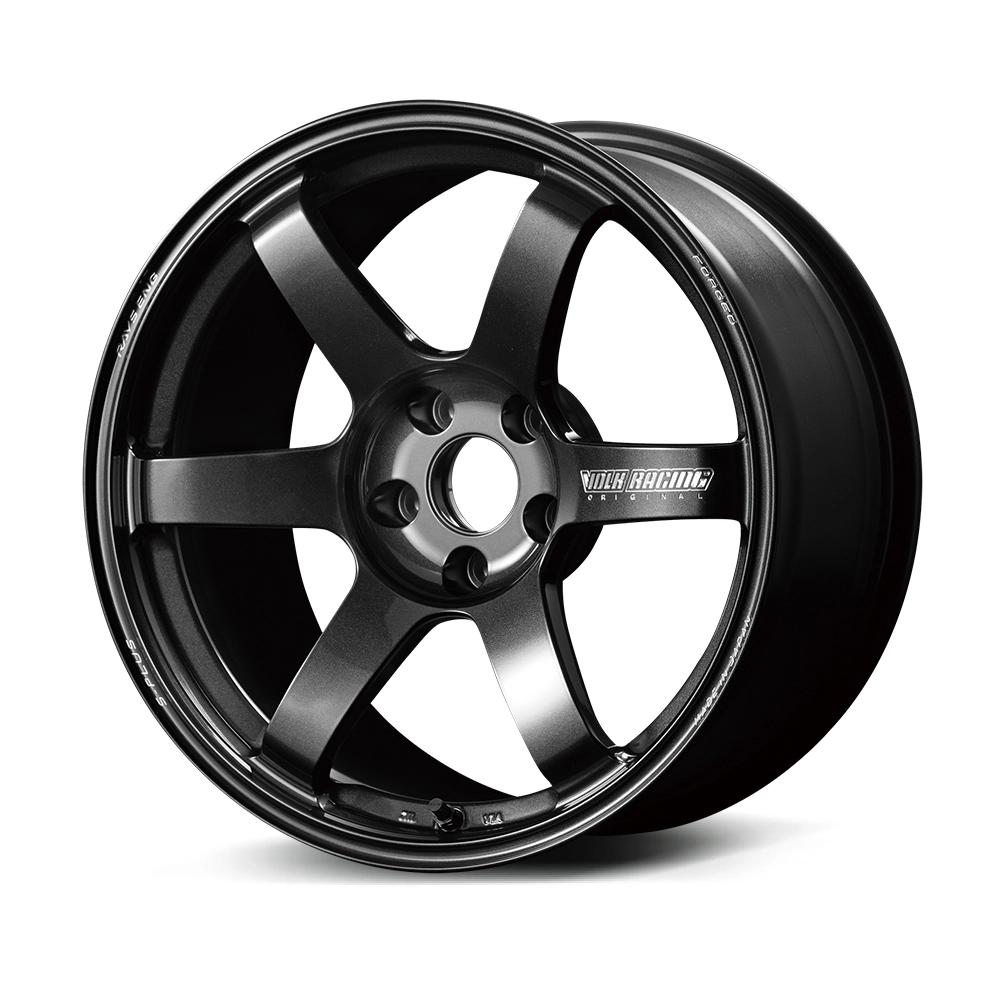 RAYS Volk Racing TE37 SAGA S-plus in Matte Black - frontal face render