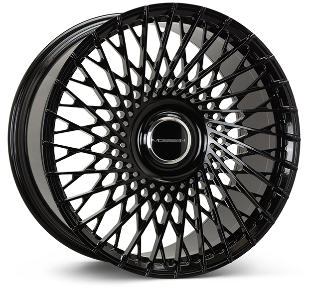 Vossen S21-11T in Gloss Black finish - 3/4 render