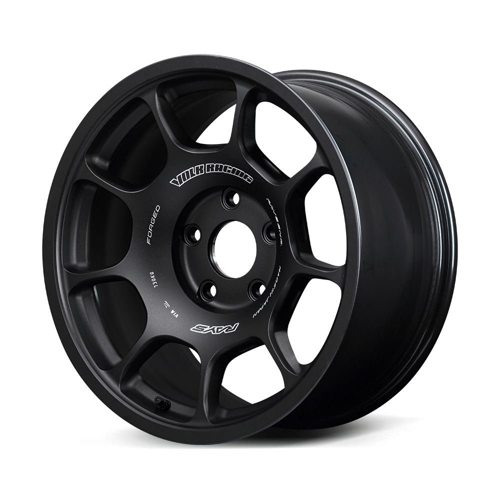 RAYS Volk Racing ZE40X forged monoblock wheel in Black Tin - frontal render