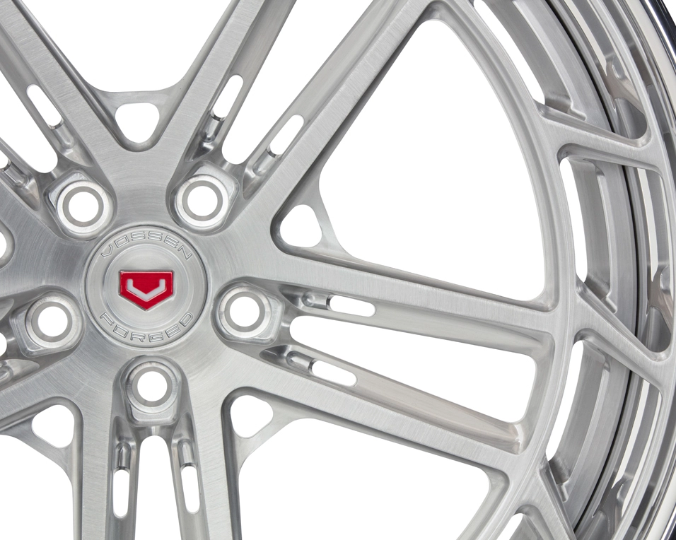 Vossen LC3-03T (3-Piece) on BMW M4 in Brushed Platinum