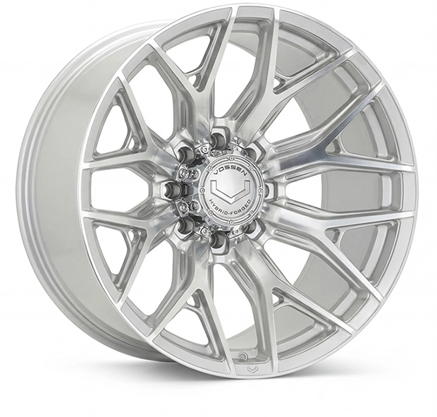 Vossen HF6-4 in Silver Polished finish - 3/4 render