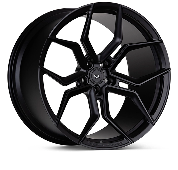 Vossen EVO-3 in Satin Black finish - 3/4 render