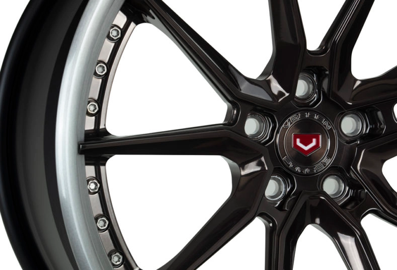 Vossen EVO-2 3-piece forged wheel - spoke and barrel detail