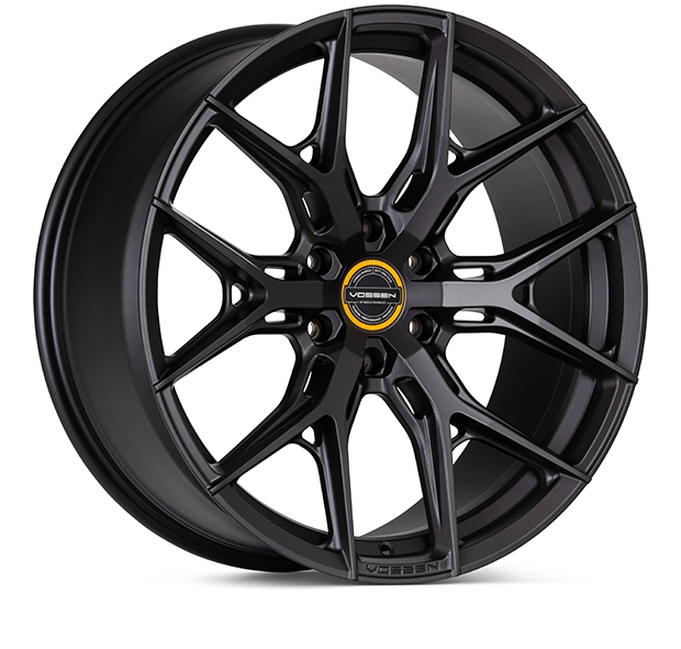 Vossen HF6-4 in Matte Gunmetal finish - 3/4 render