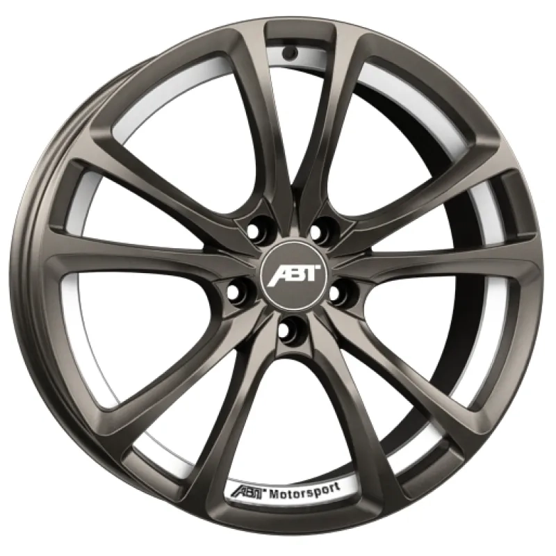 ABT Sportsline SPORT ER-C cast monoblock wheel in Matte Black - 3/4 angle studio render