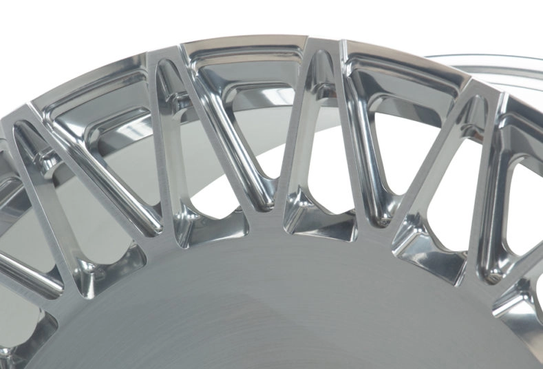 Vossen S17-18 machined surface - CNC finish on forged aluminum