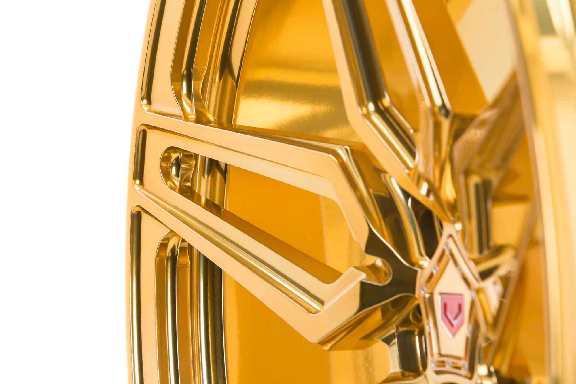 Vossen M-X1 (Monoblock) Imperial Gold finish - 3/4 angle view