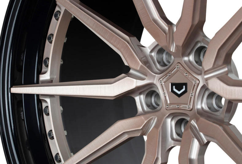 Vossen M-X2 (3-Piece) multi-spoke face detail view