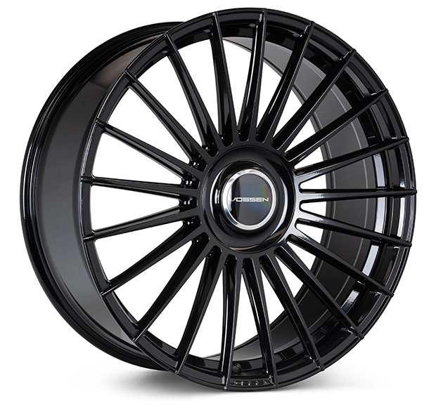 Vossen HF-8 6-Lug in Gloss Black finish - 3/4 render