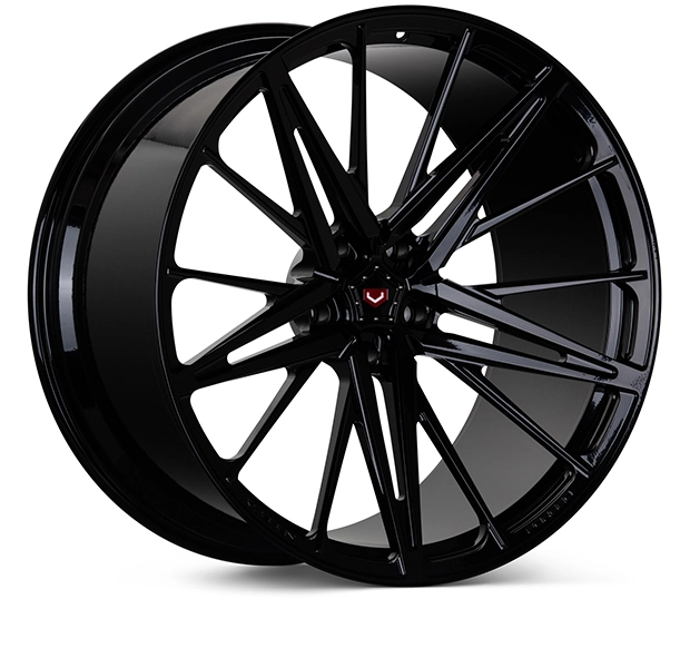 Vossen M-X6 in Gloss Black finish - 3/4 render facing right