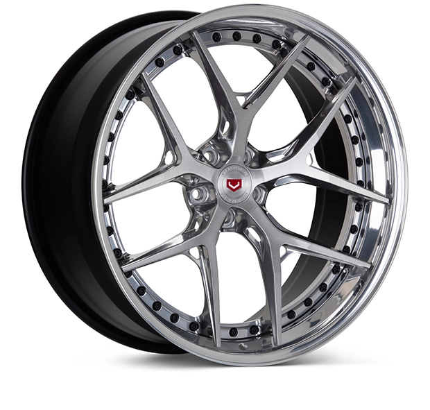 Vossen S21-01 (3-Piece) in Gloss Clear finish - 3/4 render
