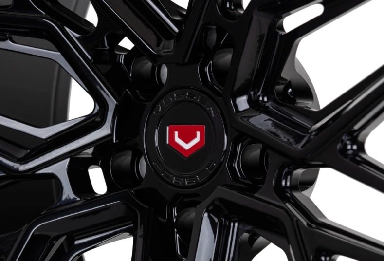 Vossen EVO-5R in Light Smoke finish - 3/4 angle render