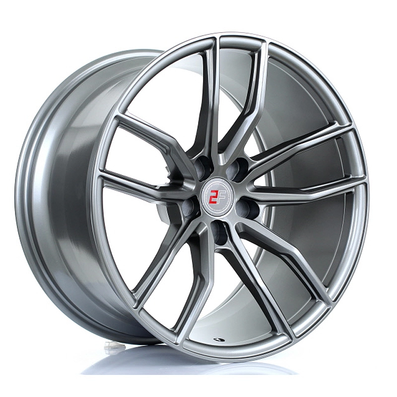 2Forge ZF4 in Silver finish - 3/4 angle render