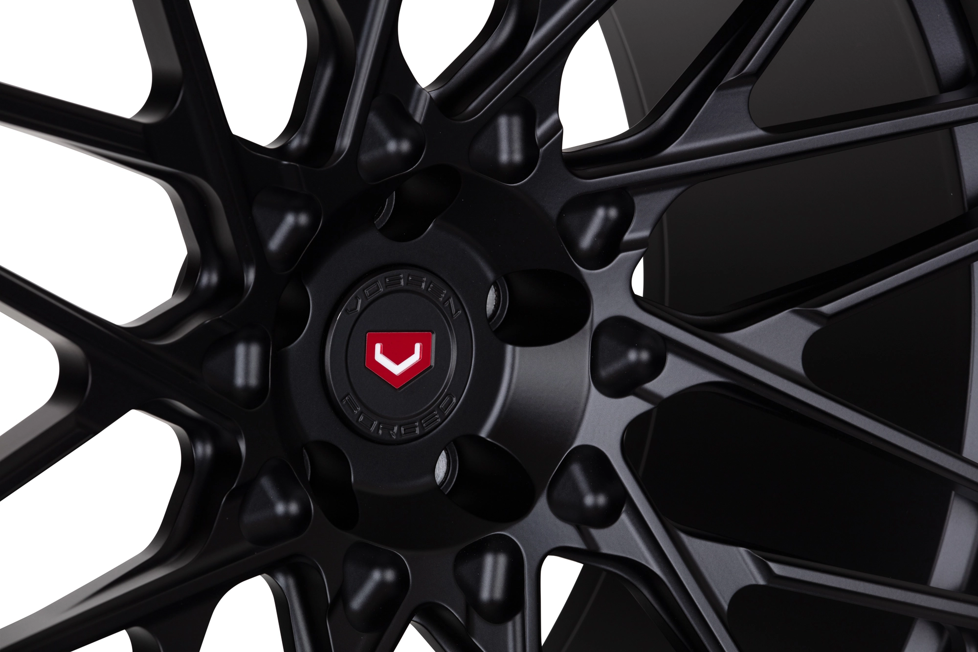 Vossen S17-07 (Monoblock) on vehicle - front three-quarter view