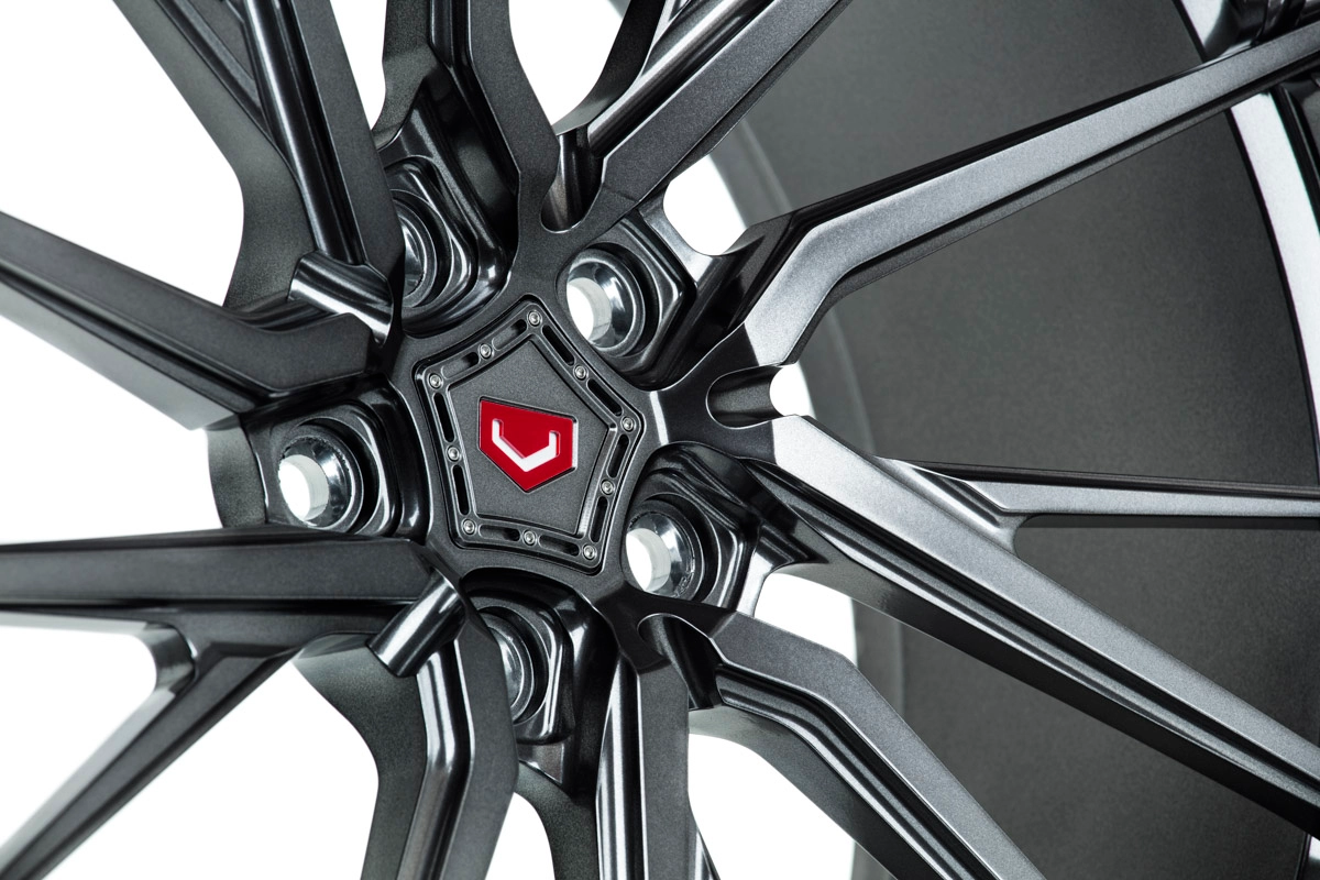 Vossen M-X4T in Brickell Bronze finish on vehicle