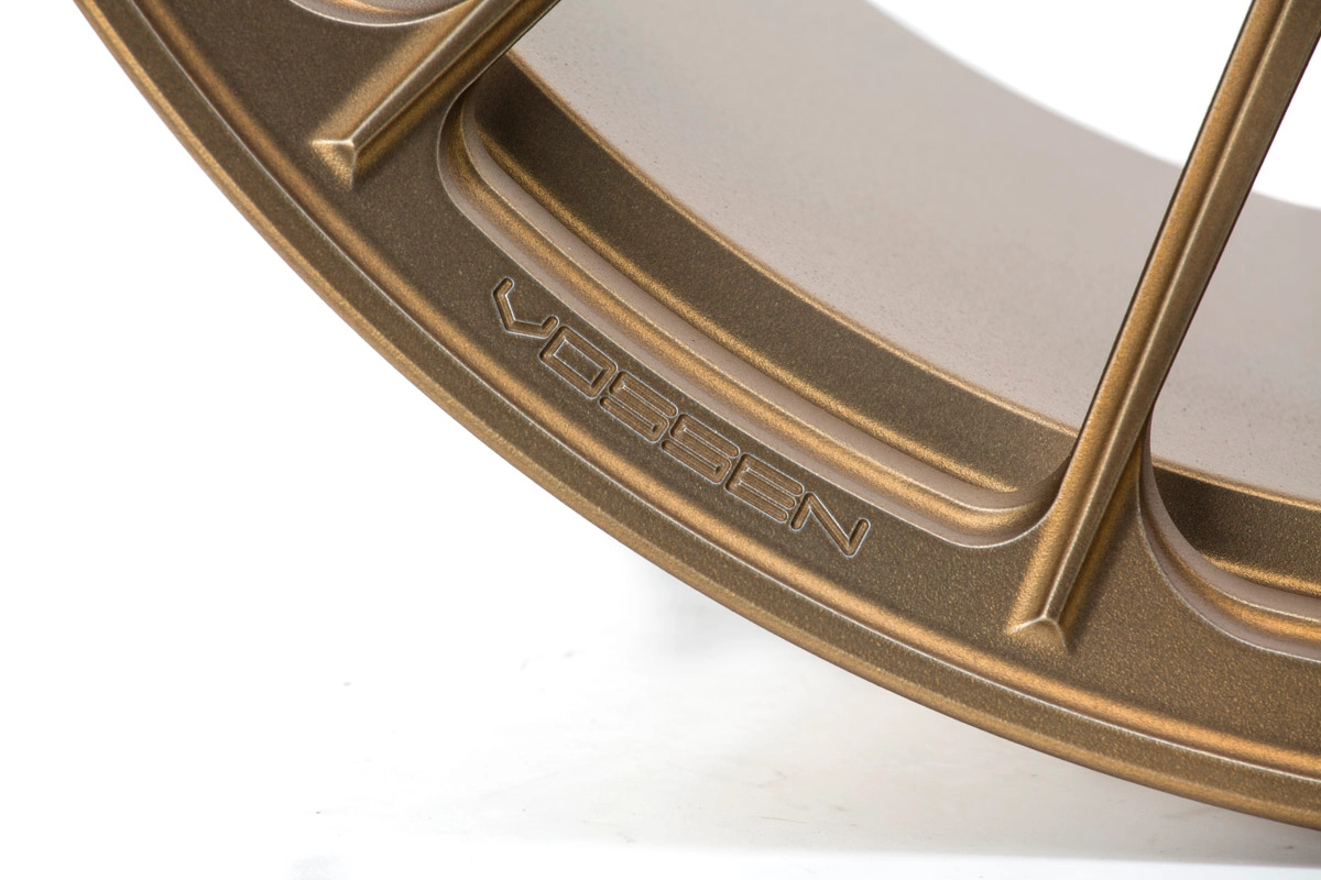 Vossen M-X6 forged monoblock wheel in Satin Black - angled gallery view