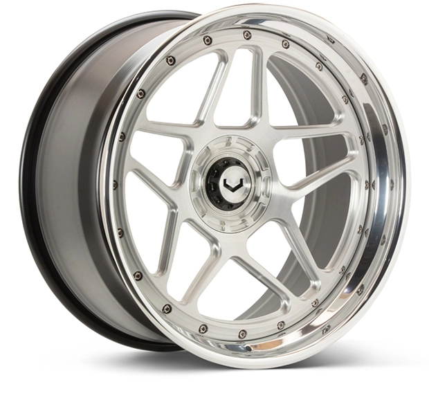 Vossen GEN-02 (3-Piece) in Gloss Clear finish - 3/4 render