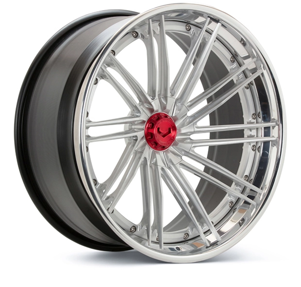 Vossen VPS-5T (3-Piece) in Gloss Clear finish - 3/4 render