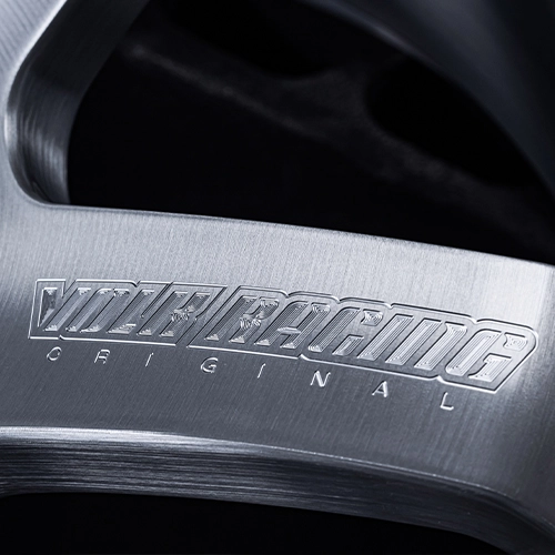 Volk Racing TE37GC Brushed Silver - on vehicle detail