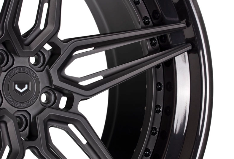 Vossen EVO-1R 3-Piece lip and barrel close-up