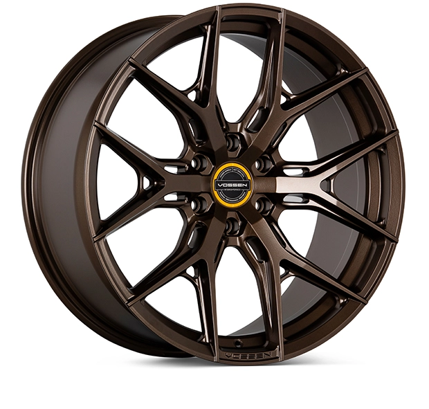 Vossen HF6-4 in Satin Bronze finish - 3/4 render