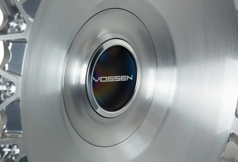 Vossen S17-18 hub detail - precision center machining close-up