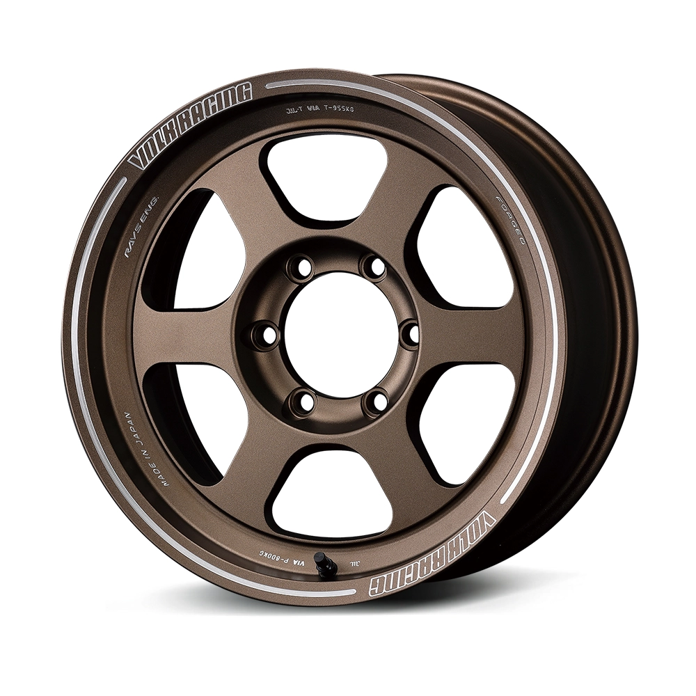 RAYS Volk Racing TE37XT in Bronze Almite BR finish - 3/4 angle render