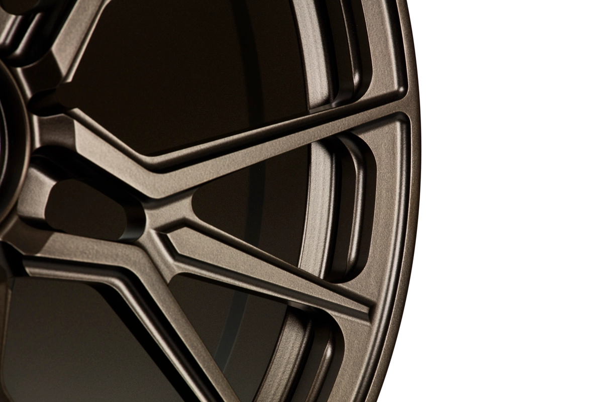 Vossen M-X3 (Monoblock) face render in Satin Black finish