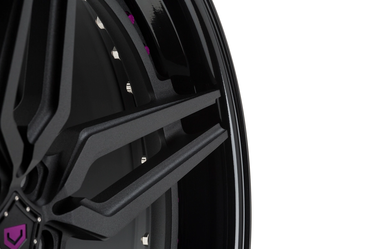 Vossen M-X1 (3-Piece) face and inner barrel interface detail