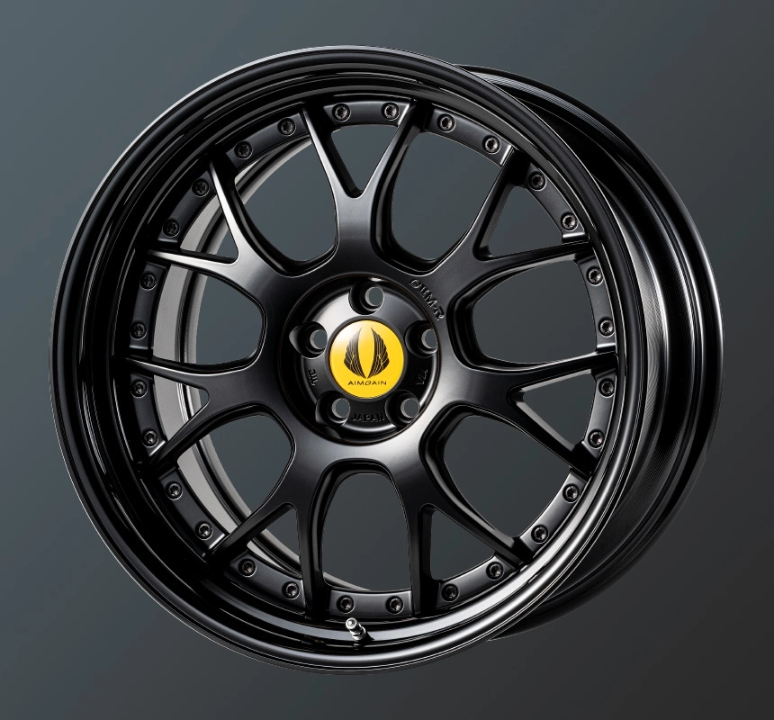 Aimgain G2M-R in Semi Gloss Black finish - 3/4 render