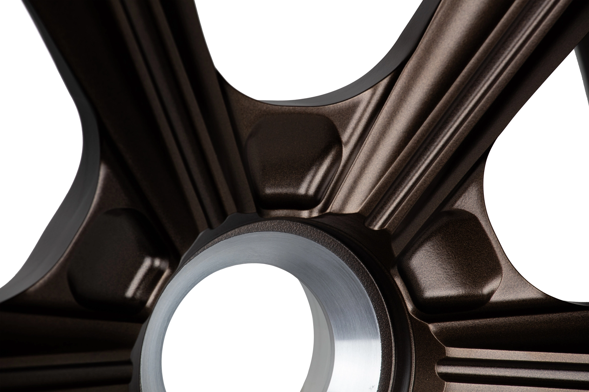 Vossen NL4 in Matte Black - barrel and lug area detail