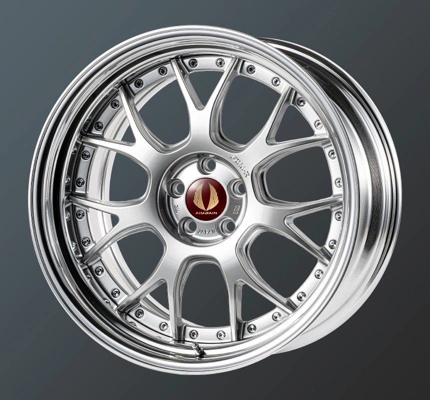 G2M-R wheel in Hyper Silver - 3/4 render