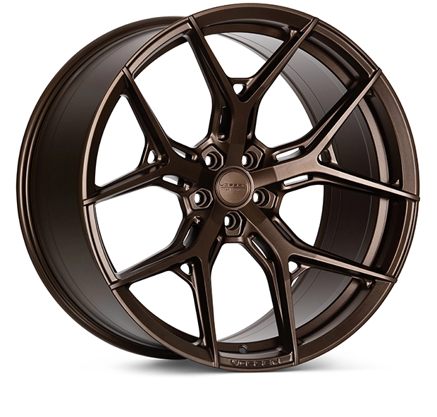 Vossen HF-5 in Satin Bronze finish - 3/4 render