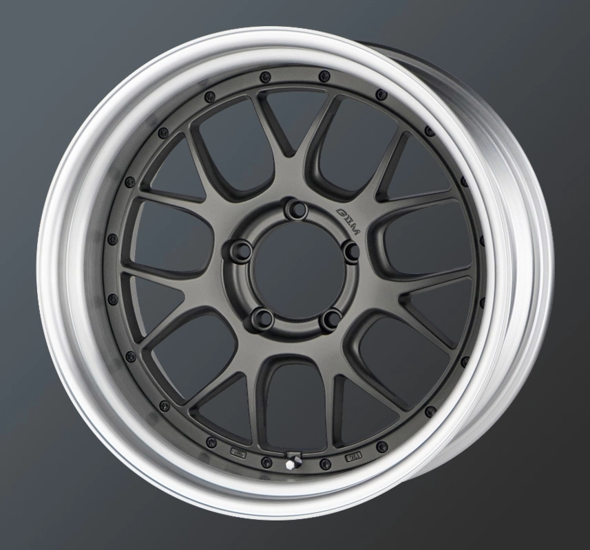 G2M-X Jimny wheel in Matte Gunmeta - 3/4 render