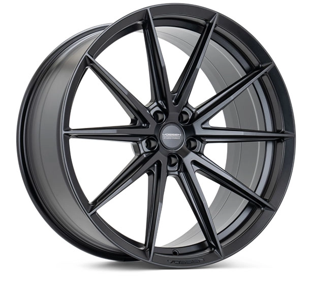Vossen HFX-2 (5-Lug) in Satin Black finish