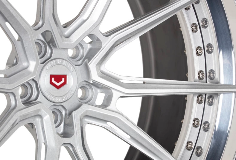 Vossen EVO-2R 3-Piece in Brickell Bronze finish - 3/4 angle render