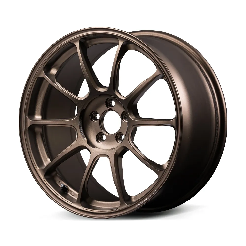 RAYS Volk Racing ZE40 forged monoblock wheel in Bronze Almite - 18x9.0 three-quarter render