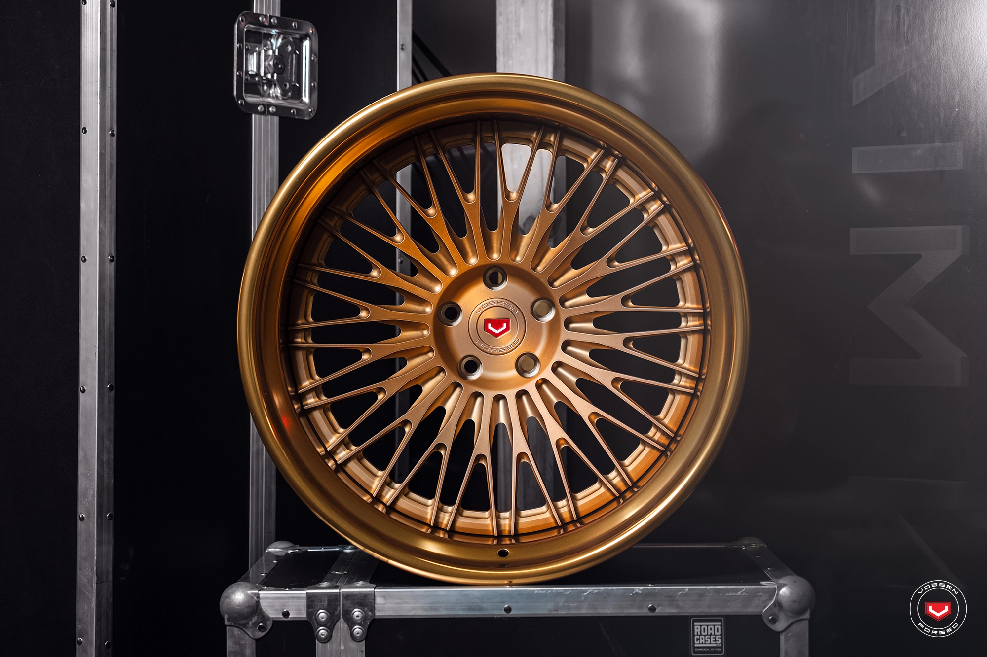 Vossen GEN-22 (3-Piece) in Brickell Bronze finish - 3/4 render