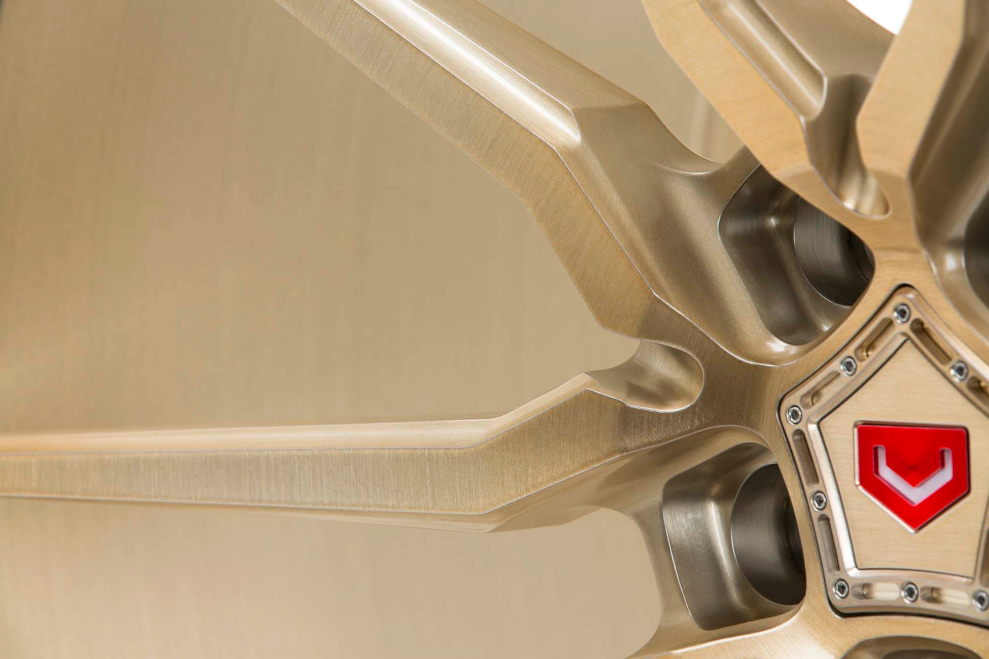 Vossen M-X2 (Monoblock) Gloss Bronze front face alternative angle