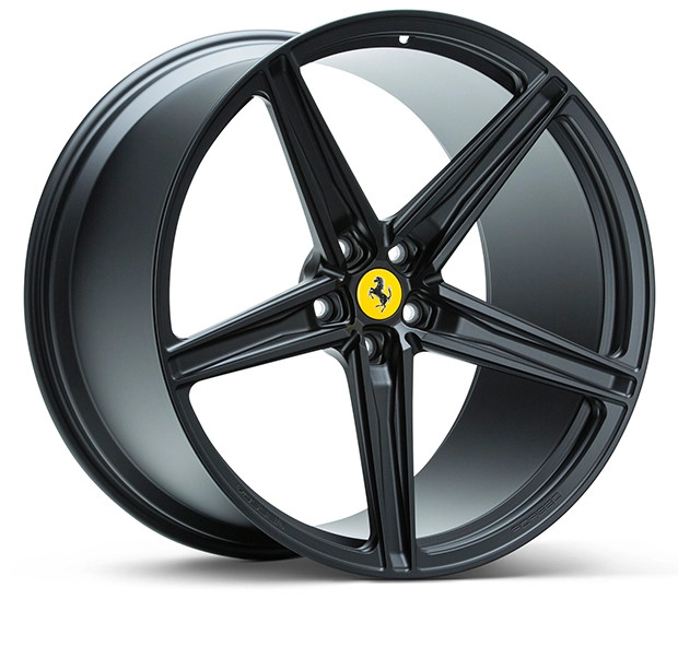 Vossen M-X5 (Monoblock) in Satin Black finish - 3/4 render