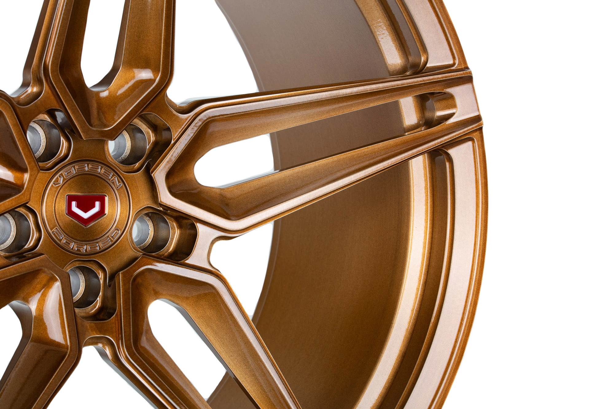 Vossen EVO-1 forged monoblock - Venetian Bronze finish 3/4 render