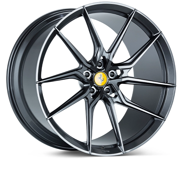 Vossen NF8 forged monoblock in Gloss Charcoal - 3/4 angle render facing right