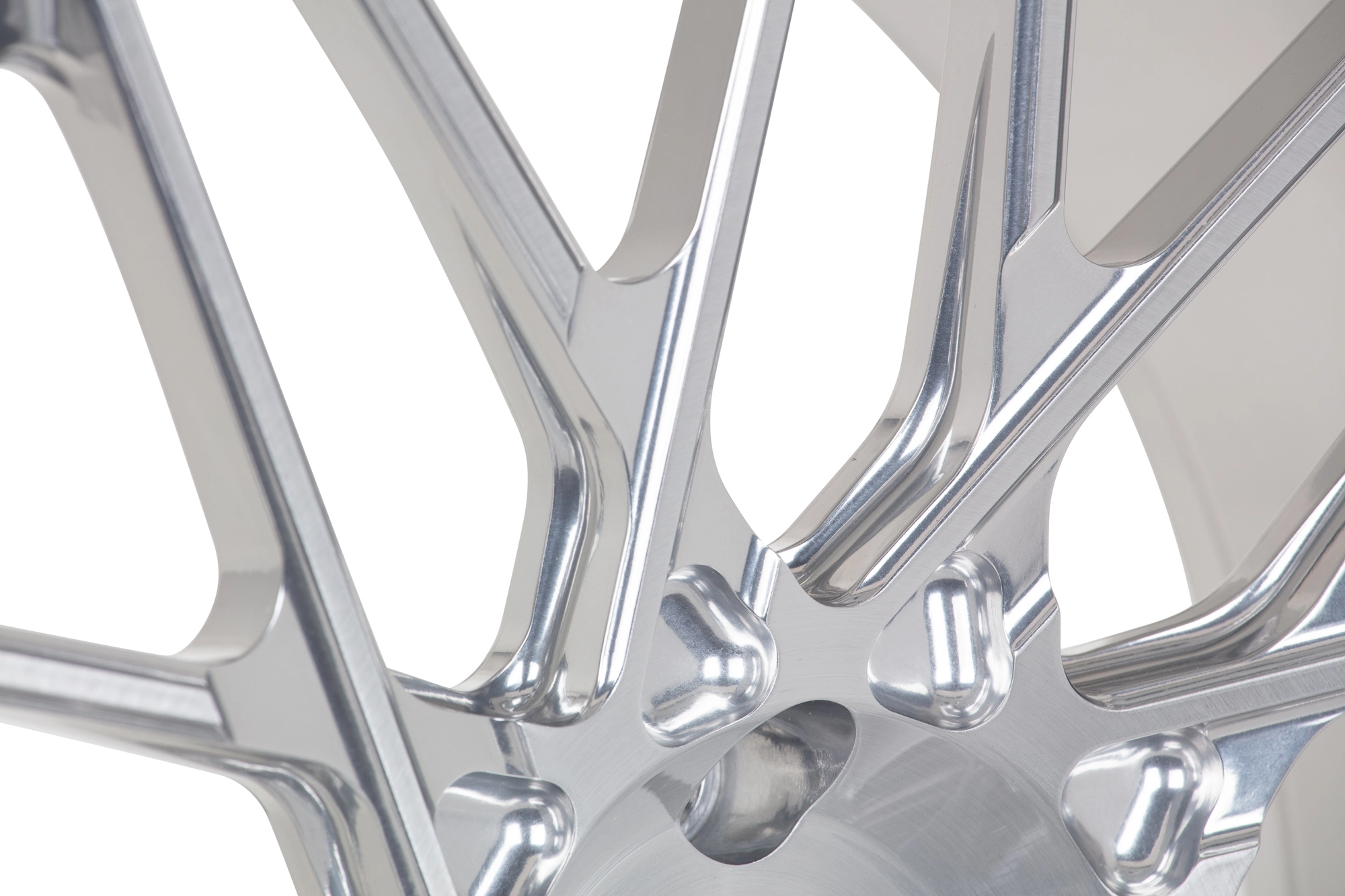 Vossen S17-07 (Monoblock) spoke design detail - CNC machined face