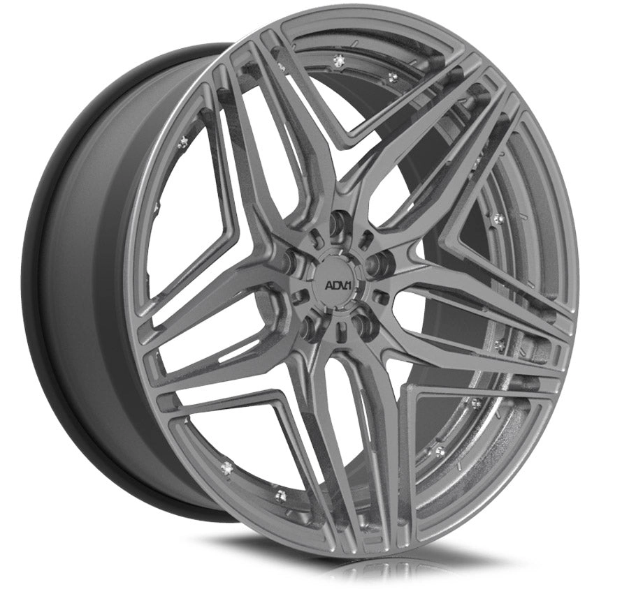 ADV.1 ADV005F M.V2 Advanced Series forged 2-piece wheel - 3/4 angle render