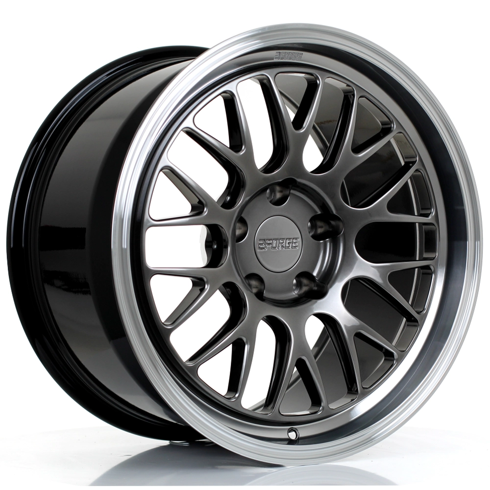 2Forge AF1 forged wheel - front face view showing spoke architecture