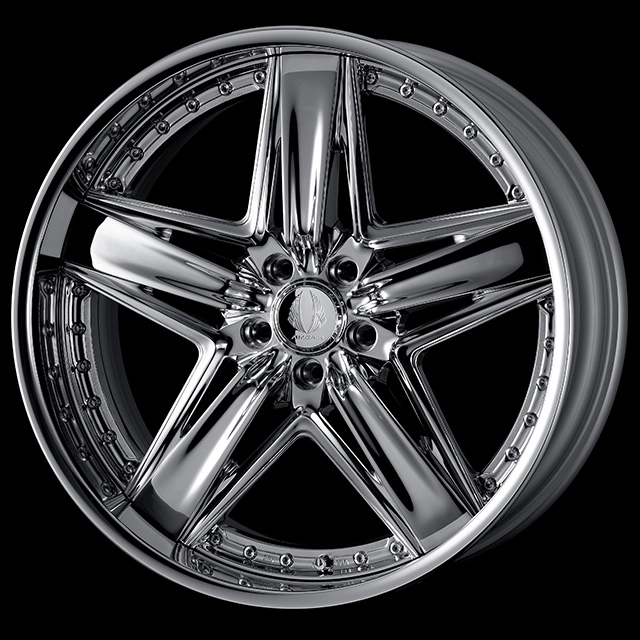 Aimgain GLuxe in Hyper Chrome finish - 3/4 render